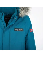 Detská kombinéza pre dievčatá/chlapcov Trollkids Kids Kirkenes Snowsuit nepremokavá modrá (387-174) Detská kombinéza pre dievčatá/chlapcov Trollkids Kids Kirkenes Snowsuit nepremokavá modrá (387-174)