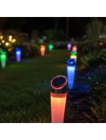 LAMPA SOLARA 4 LED 2 FARBY 32,5CM LAMPA SOLARA 4 LED 2 FARBY 32,5CM