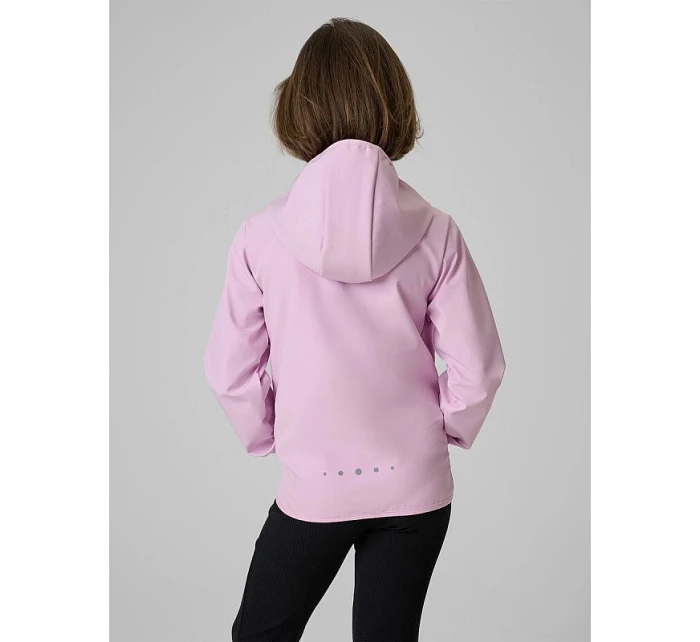 Dievčenská vetruodolná softshellová bunda 5000 s membránou 4F 4FJWSS26TSOFF478-47S