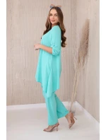 Súprava blúzka + nohavice s mätovým príveskom