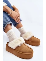 Dámské sněhule na tlusté Camel model 21644664 - Boto Dámské sněhule na tlusté Camel model 21644664 - Boto