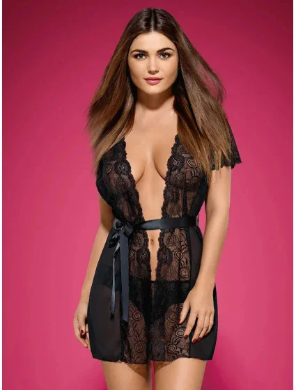 Župan Alluria peignoir - Obsessive Župan Alluria peignoir - Obsessive