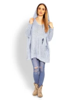 Dlhý sveter model 114562 PeeKaBoo