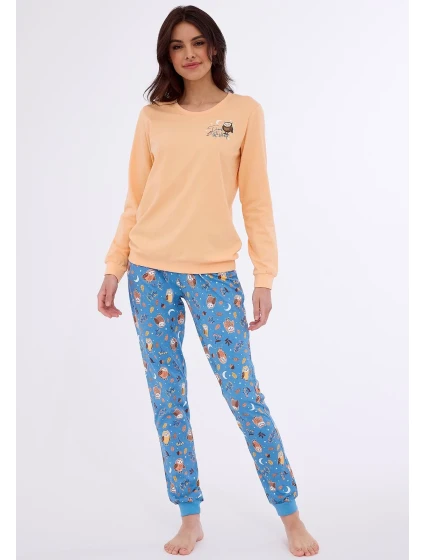 Dámské pyžamo dł/r S2XL model 20226111 - Cornette Dámské pyžamo dł/r S2XL model 20226111 - Cornette