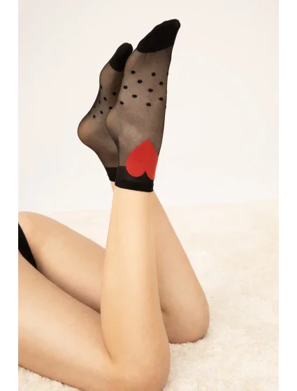 Fiore Fairy tale 15 Den G1125 farba:čierna/červená Fiore Fairy tale 15 Den G1125 farba:čierna/červená