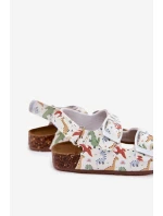 Dětské sandály na korkové podrážce s přezkami model 21701031 - Boto Dětské sandály na korkové podrážce s přezkami model 21701031 - Boto