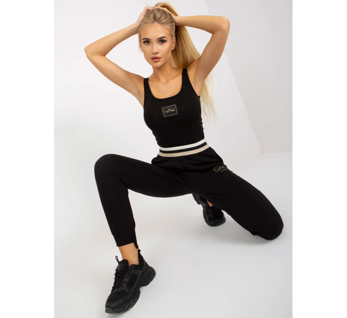 Tepláky TW DR OB030.57 čierna