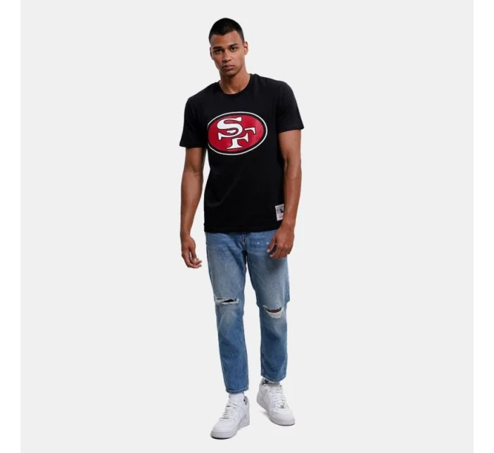 Mitchell & Ness NFL Team Logo Tee San Francisco M 49ERSS BMTRINTL1053-SF4BLCK Tričko