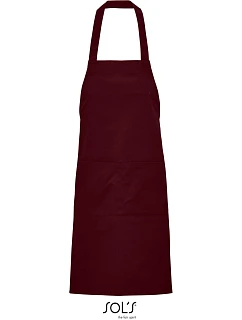 SOL'S Bio zástěra s laclem burgundy model 22519833