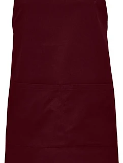 SOL'S Bio zástěra s laclem burgundy model 22519833