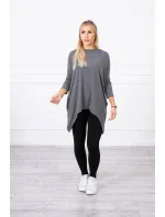 Mikina s potiskem kola graphite melange Mikina s potiskem kola graphite melange