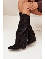 Dámské Boty S Na Podpatku Černé model 21704718 - Boto