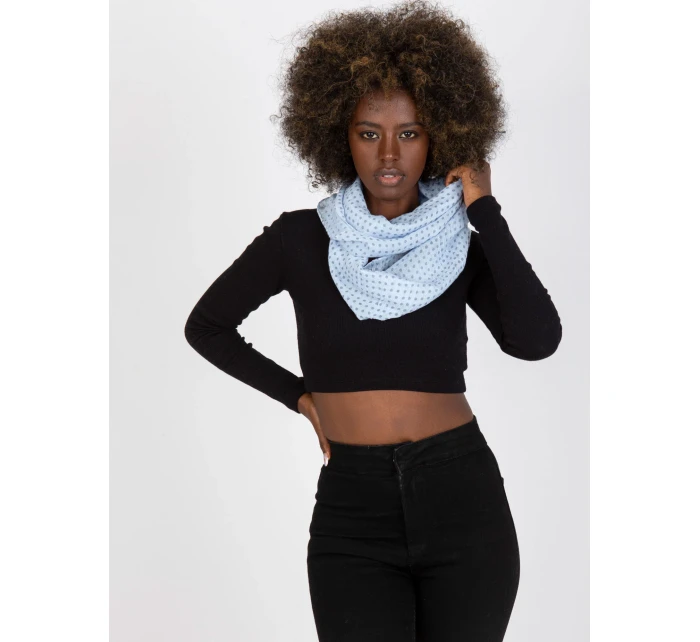 Dámská šála AT CH světle modrá model 17434206 - FPrice Dámská šála AT CH světle modrá model 17434206 - FPrice