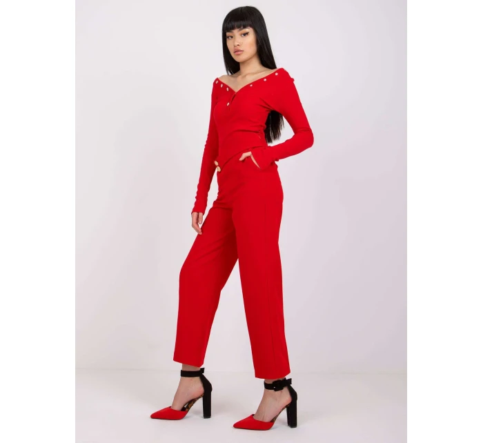 FE SP 5704 nohavice.69P červená