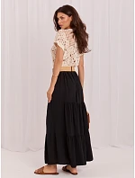 Spódnica MO SD model 22272216 czarny - FPrice Spódnica MO SD model 22272216 czarny - FPrice
