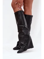 Topánky na podpätku model 216991 Krok vo veľkom štýle