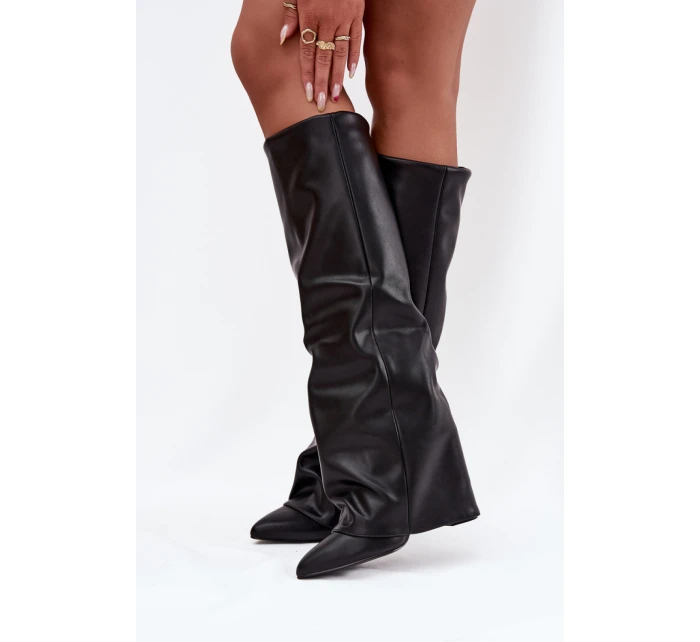 Topánky na podpätku model 216991 Krok vo veľkom štýle