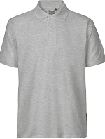 Neutral O 20080 Pánske polo tričko z bio bavlny 77.2080, športovo šedé