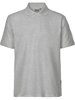 O Pánské piqué polo z bio bavlny sport grey model 22503660 - Neutral