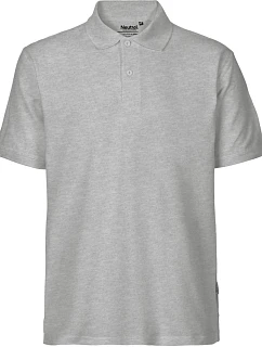O Pánské piqué polo z bio bavlny sport grey model 22503660 - Neutral
