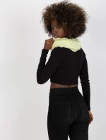 Dámsky tunelový šál AT CH BF48181 svetlo žltá