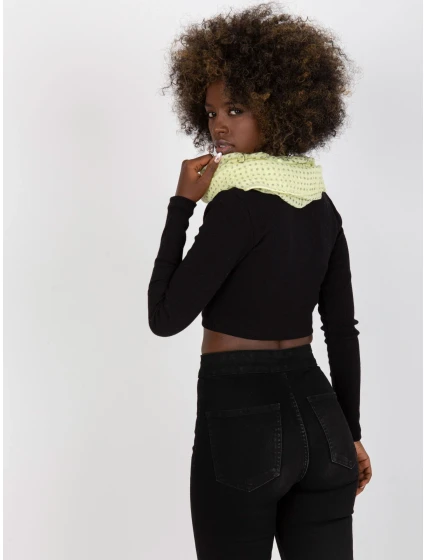 Dámsky tunelový šál AT CH BF48181 svetlo žltá Dámsky tunelový šál AT CH BF48181 svetlo žltá