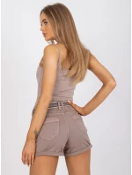 Šortky model 17273032 světle hnědé - FPrice
