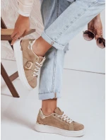 FashionStreet béžové dámske tenisky ZY1067