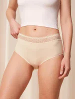 Dámske nohavičky Feel of Modal Midi 2P - CREAMY DREAM - ecru 6720 - TRIUMPH