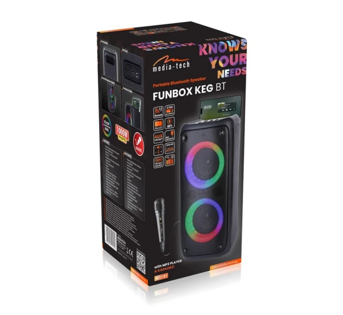 MEDIA-TECH BLUETOOTH REPRODUKTOR FUNBOX BT MT3181