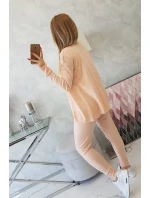 Súprava svetrov 3-dielna púdrovo ružová