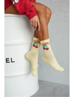 Dámské Ponožky model 21697622 Žluté - Milena