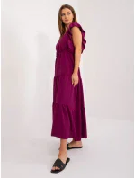 DHJ SK 8352 Šaty.04 tmavo fialová DHJ SK 8352 Šaty.04 tmavo fialová