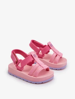 Detské voňavé sandále na suchý zips ZAXY Pink