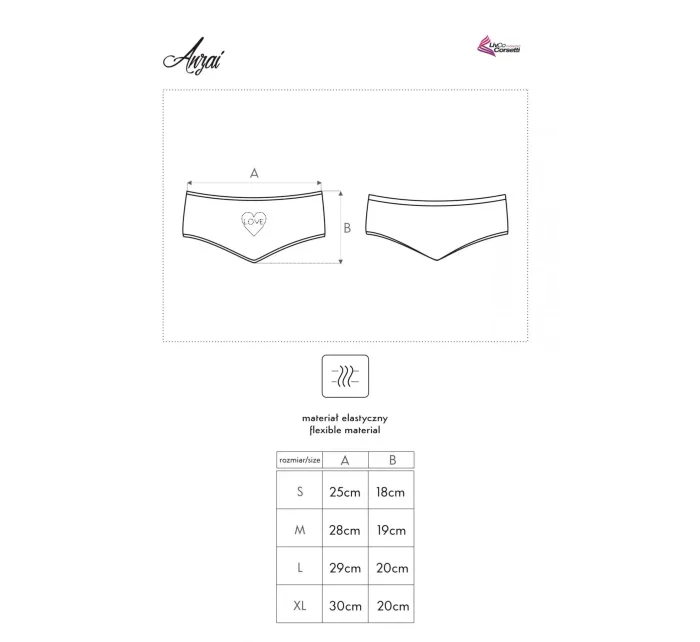 Dámské kalhotky model 21049865 černé - Livia Corsetti