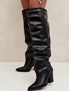 Čižmy na podpätku, model 230946 Step in style