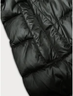 Zimná bunda v army farbe s kožušinovým golierom S'west (B8197-11)