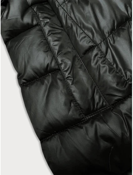 Zimní bunda v army barvě s límcem model 21247483 - S'WEST
