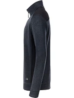 JN Pánská pracovní fleece bunda 1/2 zip Strong 02.0 carbon melange/black model 22492867 - Daiber JN Pánská pracovní fleece bunda 1/2 zip Strong 02.0 carbon melange/black model 22492867 - Daiber