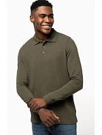 K 243 Pánské piqué polo s dlouhým rukávem model 22506984 red - Kariban K 243 Pánské piqué polo s dlouhým rukávem model 22506984 red - Kariban