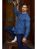 Men Denim košile denim model 22461583 - NEOBLU Men Denim košile denim model 22461583 - NEOBLU