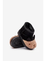 Zateplené dětské sněhule černé model 21678721 - Boto Zateplené dětské sněhule černé model 21678721 - Boto