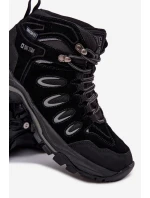 Skórzane Buty Trekkingowe Męskie Big Star OO17433 HI-POLY SYSTEM Czarne