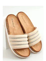 Dámske nazúvaky LS018 Béžovo-hnedá - BESTELLE