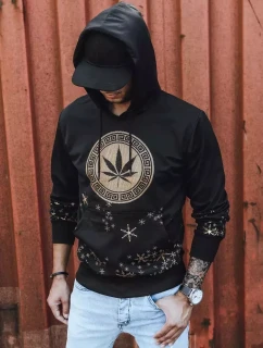 Pánská mikina s potiskem černá Dstreet model 21965673 - FashionStreet