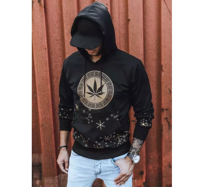 Pánská mikina s potiskem černá Dstreet model 21965673 - FashionStreet