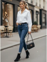 Dámské džínové kalhoty tmavě modré Dstreet model 21981554 - FashionStreet