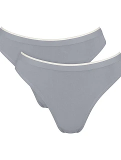 Dámske nohavičky GO Sense High leg 2P - GRAY - sivá 3602 - SLOGGI