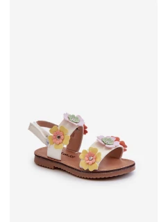 Dětské sandálky s květinami Multikolor model 21663844 - Boto