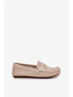 Semišové Dámské Mokasíny Big Star model 21693806 Béžové - Big Star Shoes